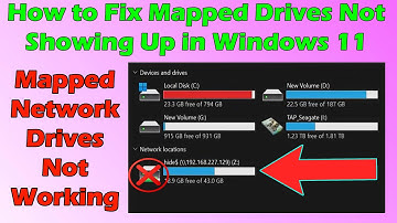 How to Fix Mapped Drives Not Working in Windows 11