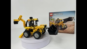 LEGO Technic 42197 – Building Toy (Backhoe) | Full Build Video
