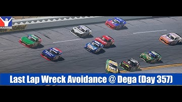 Last Lap Wreck Avoidance @ Dega (Day 357) - iRacing Gameplay