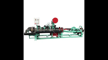 Regular double twister barbed wire making machine