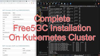 Complete Free5GC Installation  On Kubernetes Cluster