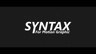 SYNTAX - Logo Animation