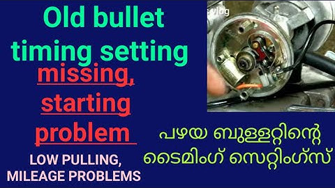 #old model bullet timing settings #bullettipsvlog #malayalam