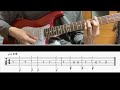 [TAB譜] Fly The Flag(B'z) Guitar riff cover [ギター]
