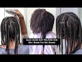 Washing Type 4 Natural Hair in Mini Braids| For Moisture and Length Retention