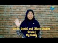My Family - Civics, Sosial, and Ethics Studies Grade 1