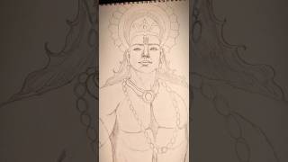 Vishnu ji Drawing Outline🔥#LordVishnu #VishnuJi #ArtShorts #DrawingShorts #YouTubeShorts