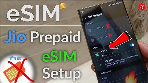 How to Activate eSIM in Android Device? ⚠️ eSIM Setup full process⚡अब SIM Card की जरुरत नहीं ! #esim