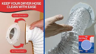 How To Install Dryer Dock Quick Connect Dryer Exhaust.