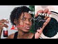 30 DAY RICE WATER CHALLENGE | BLACK Rice Water for Hair Growth *real results*