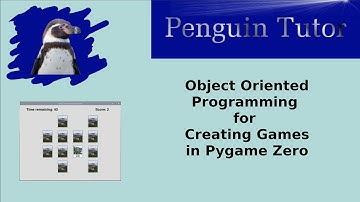 Object Oriented Programming for Creating Computer Games in Pygame Zero