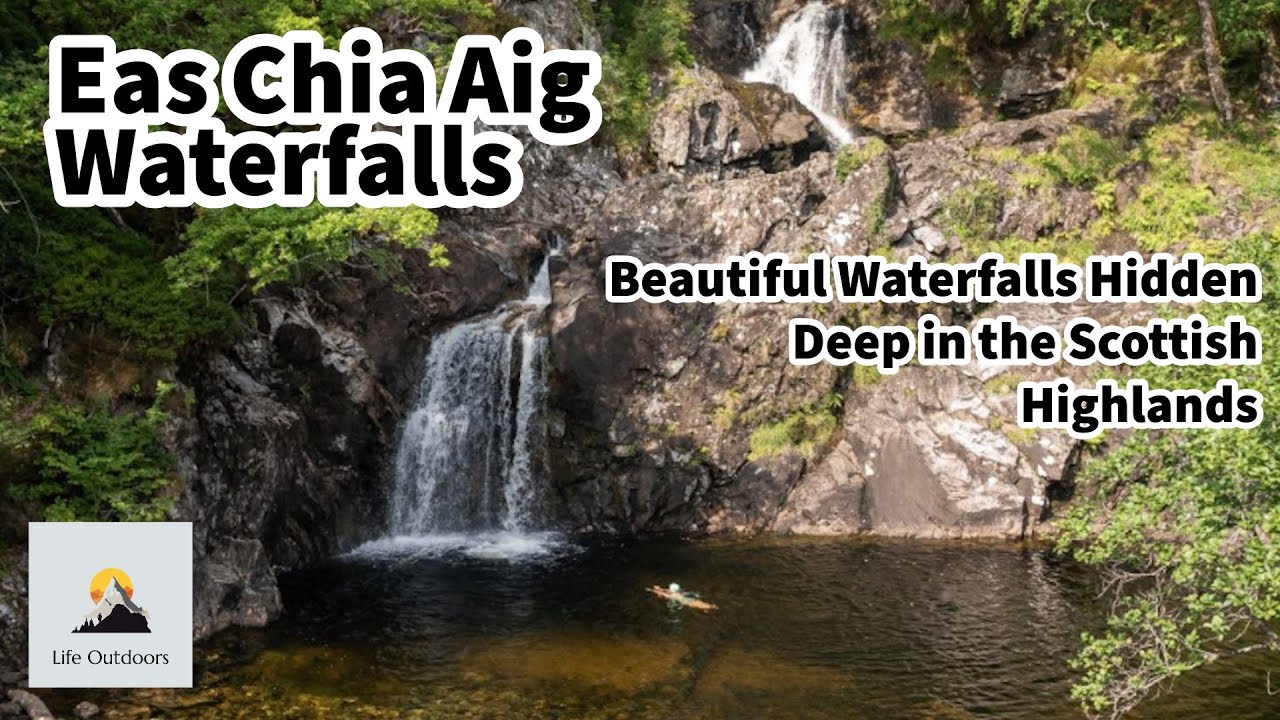 Eas Chia Aig Waterfalls in Stunning 4K | Hidden Gem of the Scottish Highlands