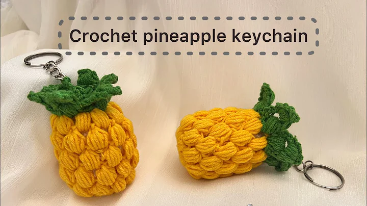 Learn to Make a Stunning Crochet Pineapple Keychain