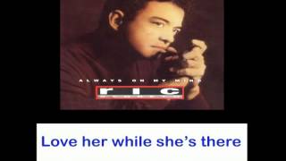 Vignette de la vidéo "Don't Hurt The One You Love By Ric Segreto (With Lyrics)"