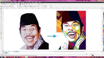 Cara mudah membuat WPAP corel draw