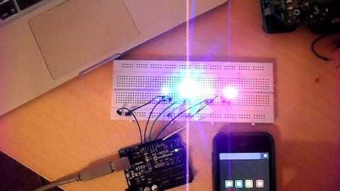 LEDs control with iPhone