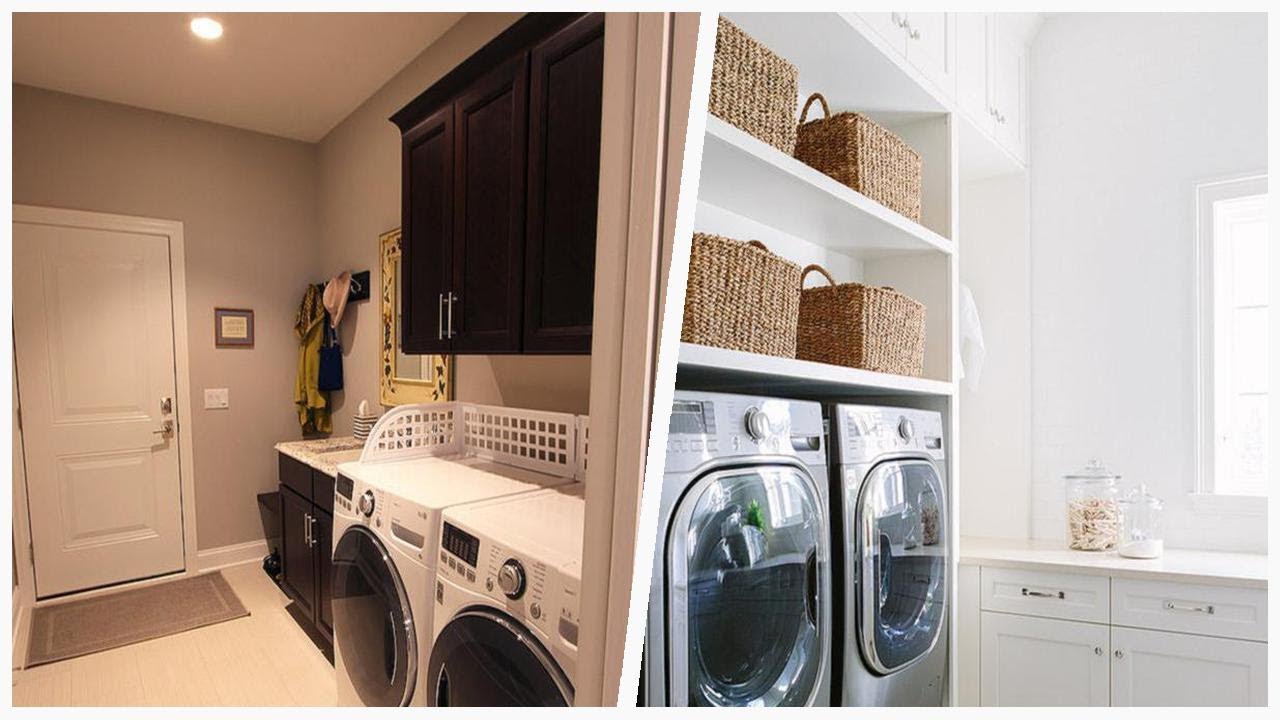 Elevate Your Laundry Space: Chic Beige & Black Designs | Designer ...