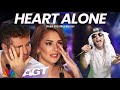 Golden buzzer all judges cried hearing the song heart alone from filipino participant