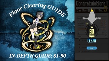 Sword Art Online (Memory Defrag) - Floor Clearing Event V2 - 81-90 - IN-DEPTH GUIDE
