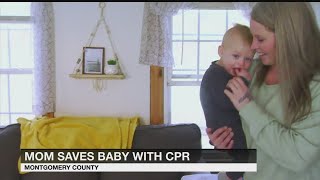 Mom's quick action saves baby's life