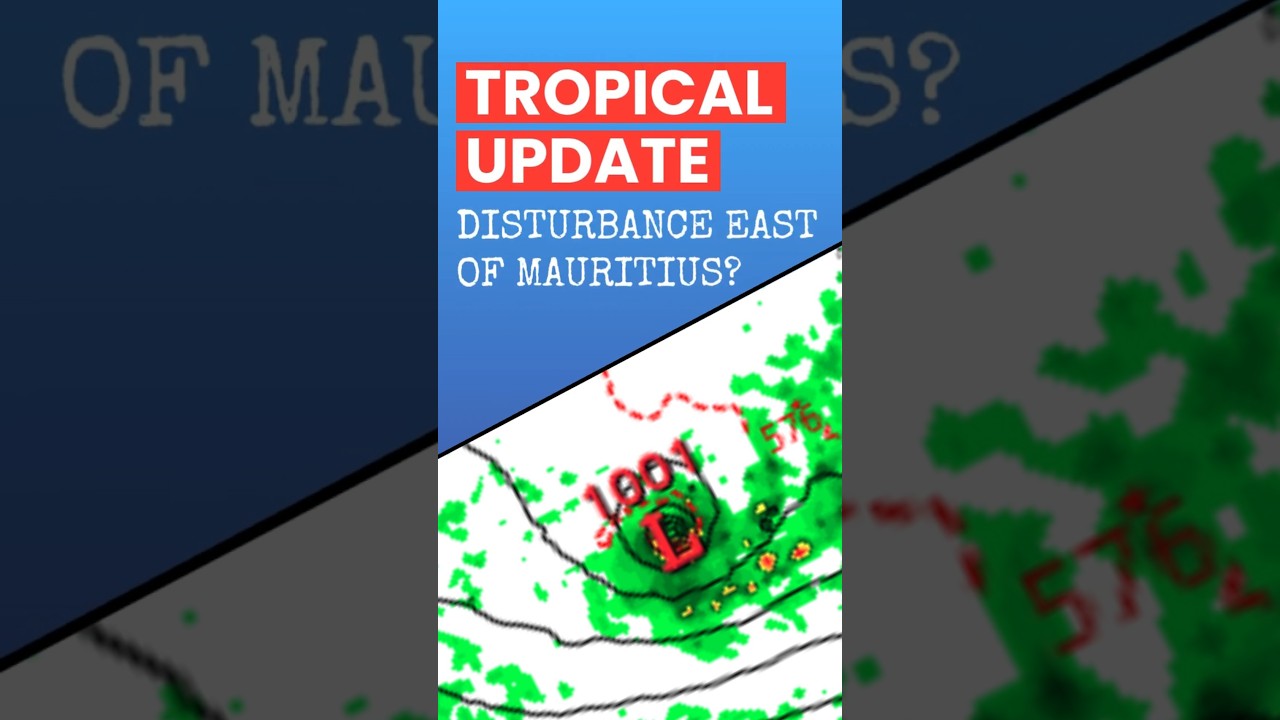 Potential Tropical Storm Forming Near Mauritius and Réunion & Rodrigues #weather #mauritius #cyclone