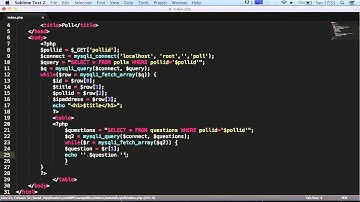 How to Make a Poll with PHP & SQL: Part 2