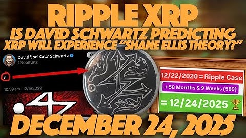 Is David Schwartz Predicting Ripple XRP Will Experience Shane Ellis Theory & XRP Could See $1000?