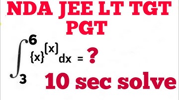 Integration| greatest integers function| fractional part|definite integral| short cut trick