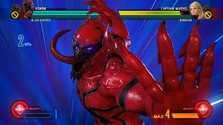 All DLC charcters hypers with alt costumes Marvel vs Capcom Infinite