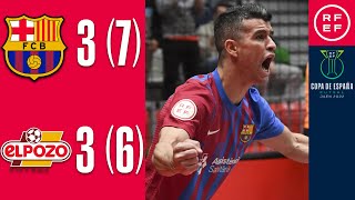 RESUMEN I Barça 3-3 (7-6) ElPozo Murcia I Final I Copa de España de Fútbol Sala 2022
