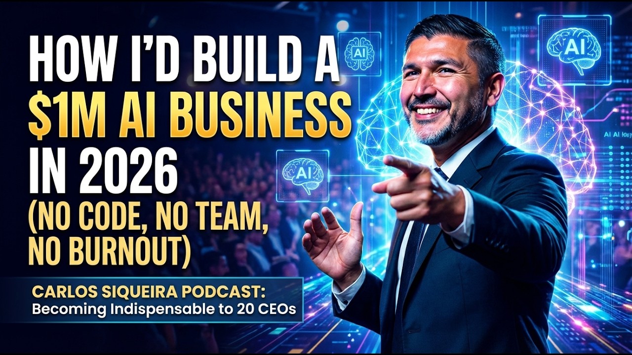 How I’d Build a $1M AI Business in 2026 (No Code, No Team, No Burnout)
