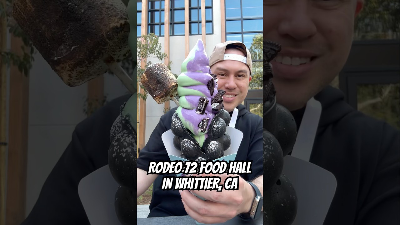 Новый фуд-холл в Уиттиере, Калифорния! Rodeo 72 открылся с 15 новыми продавцами! 