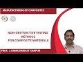 Non-destructive testing methods for composite materials