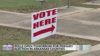 Polls open Tuesday for primary election in Arkansas counties