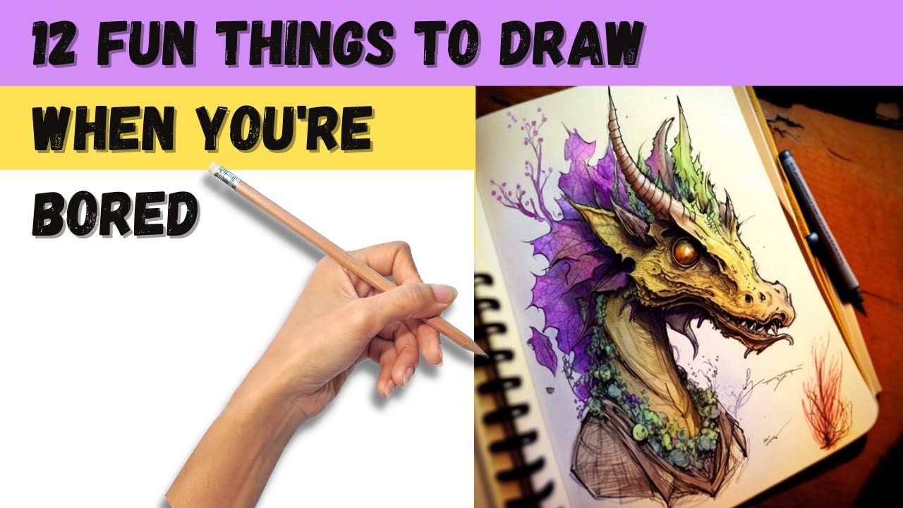 21 Fun Things to Draw When Bored