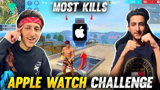 Apple Watch Most Kills Challenge With My Brother On Factory 😂 Who Won? - Garena Free Fire