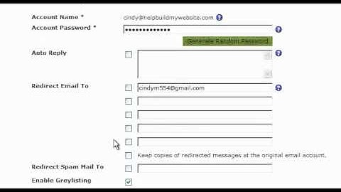 Where To Find My Email Settings in Websiteforge - Ecommerce Website
