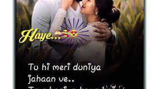 Tu Hi Meri Duniya Jahan We||Love Romantic Story|| Love Me 147 || New Whatsapp Status||Instagram..