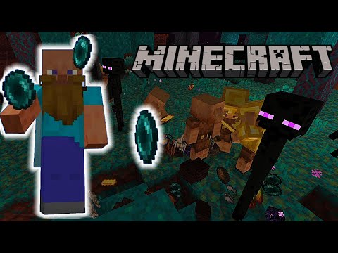 The 2 NEW EXTREMELY FAST Ways OF Getting Ender pearls Before Getting to the End in Minecraft!