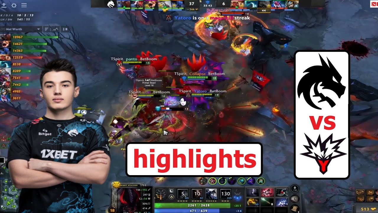 [DOTA 2] TSpirit.Collapse NIGHT STALKER [T. SPIRIT vs T. YANDEX] [FISSURE PLAYGROUND 2] highlights