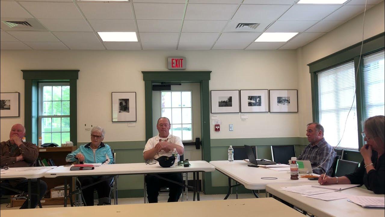 Canterbury NH Board of Selectmen Meeting 15 May 2023 YouTube