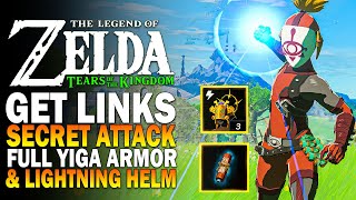Links Secret Attack, Yiga Armor &amp; Lightning Proof Helm In Zelda Tears Of The Kingdom