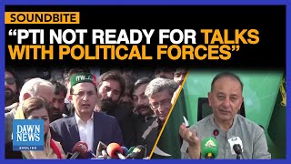 PTI Keen On Holding Talks With Military Establishment: Musadik Malik | Dawn News English