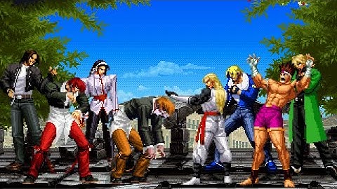 [KOF Mugen] Memorial | Three Sacred Treasures vs Fatal Fury Team [ 4vs4 ]