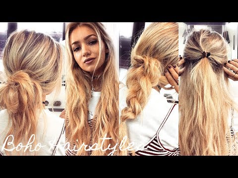 one-minute-boho-hairstyles-/-quick-&-easy-running-late-heatless-hair-tutorial