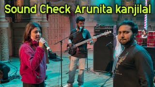 Arunita kanjilal Sound Check in Canada Vancover || Mohd Danish and Sayli Kamble