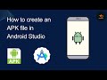 How to create an apk file in Android Studio 🔥#android #apk #build #coding #android