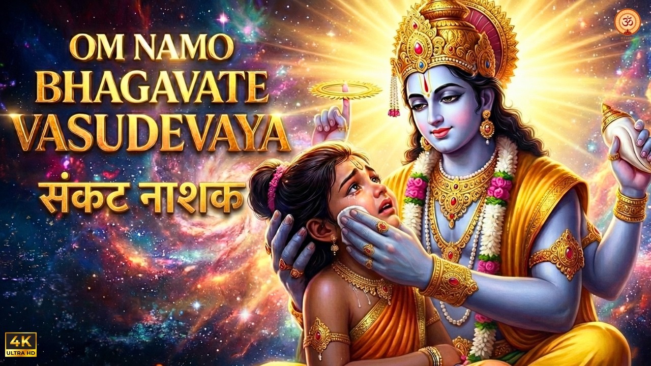 Om Namo Bhagavate Vasudevaya | Powerful Vishnu Mantra for Peace & Protection | Heaven Bhakti Series