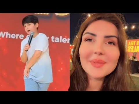 نور طلعو على مهرجان شوفو الكس عم يغني على مسرح