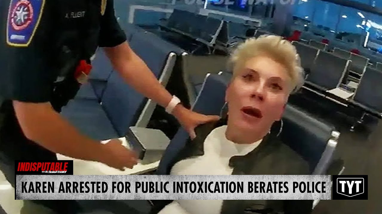 Karen BUSTED For Being Drunk In Public, Insults Cops While Being ...